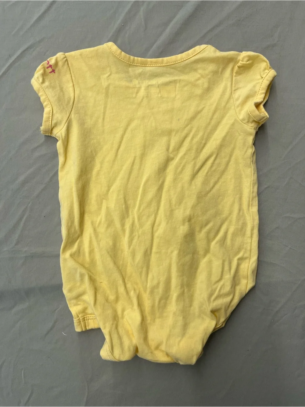 Carhartt Yellow Baby Dog Graphic One-Piece Size 6 Months
